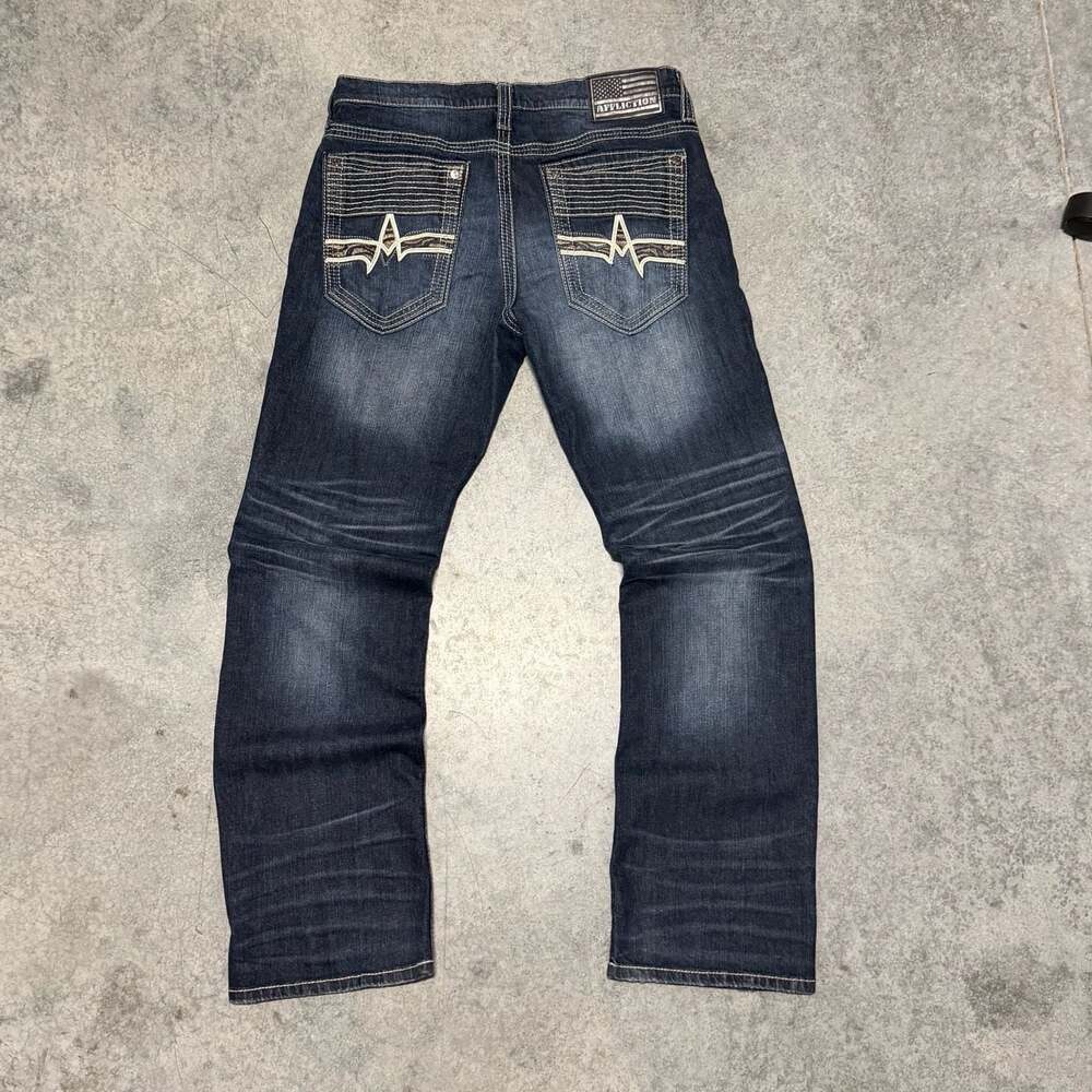Affliction Bootcut Dark Wash Denim Size 34